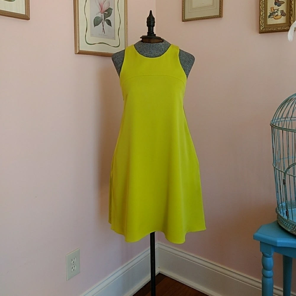 Milly Silk Blend Crepe de Chine Dress